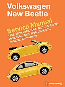 VW New Beetle, including Convertible - gasoline and diesel (1998-2010) (USA) - Bentley Service Manual
