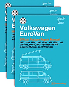 Buch: Volkswagen T4 EuroVan (1992-1999) - Gasoline, Diesel, TDI, 5-cylinder and VR6 (USA) - Official Factory Repair Manual 