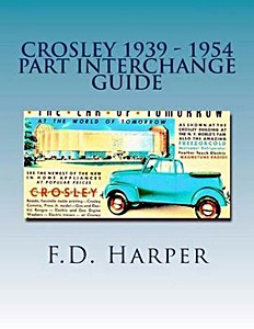 Książka: Crosley 1939-1954 - Part Interchange Guide 