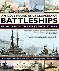 GANN9184 Cubierta libro An Illustrated Encyclopedia of Battleships - From 1860 to the First World War