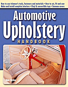 Livre : Automotive Upholstery Handbook 