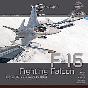 Livre: F-16 Fighting Falcon: Flying in air forces around the world - Action, cockpit, fuselage, weapons, maintenance (Duke Hawkins)