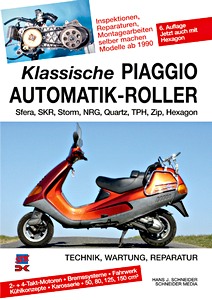 1991-2009 Reparaturanleitung Schrauberbuch Piaggio und Vespa Motorroller