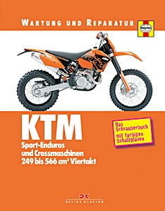 Livre: KTM Sport-Enduros und Crossmaschinen - 249 bis 566 cm³ Viertakt (2000-2007) - Wartung und Reparatur