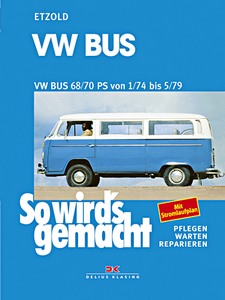 Tipo 2 T2 Camper Van Minibus 1968 a 79 Manuale di servizio di riparazione Officina download 