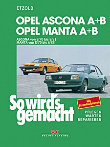 Książka: [SW 036] Opel Ascona A + B, Manta A + B