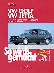 Book: [SW 044] VW Golf II (9/1983-9/1991) - 1.6/1.8 L Benz