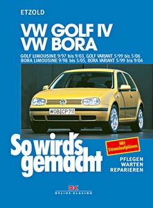 VW Golf IV (9/1997-9/2003), Golf IV Variant (5/1999-5/2006), Bora (9/1998-5/2005), Bora Variant (5/1999-9/2004) - Benziner
