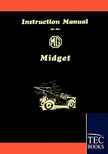 Book: The Instruction Manual for the MG Midget 8/33 hp Sports Car (M-Type, 1929-1932) 