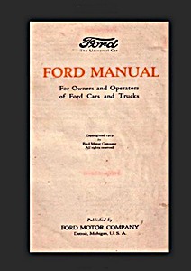 Buch: Ford Manual - Ford Cars and Trucks (1939)