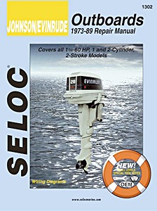 Livre: Johnson / Evinrude 2-Stroke Outboards (1973-1989) - Repair Manual - All 1.25-60 HP, 1- and 2-Cylinder Models 