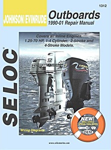 Książka: Johnson / Evinrude 2- & 4-Stroke Outboards (1990-2001) - Repair Manual - All 1.25-70 HP Inline Engines