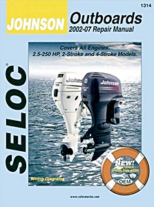 Book: Johnson 2- & 4-Stroke Outboards - (2002-2007) - Repair Manual - All 2.5-250 HP Models