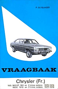 Boek: Chrysler (F) 160, 160 GT, 180 en 2 Litres (1970-1978)