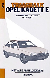 Boek: Opel Kadett E - Benzinemodellen (1984-1991)