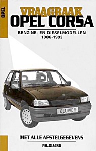 Boek: Opel Corsa - benzine- en dieselmodellen (1986-1993) - Vraagbaak