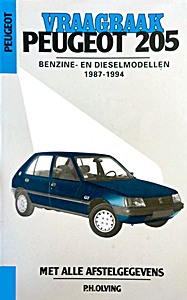 Boek: Peugeot 205 - benzine- en dieselmodellen (1987-1994) - Vraagbaak