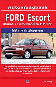 Boek: Ford Escort - benzine- en dieselmodellen (1995-1998) - Autovraagbaak