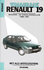 Boek: Renault 19 Benzine- en dieselmodellen 1988-1991