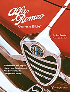ZGALF Okładka instrukcji napraw Alfa Romeo Owners Bible (1954 on)
