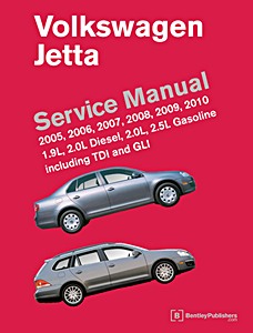 Cover repair manual Volkswagen Jetta (A5) - gasoline and diesel (2005-2010) (USA) - Bentley Official Service Manual