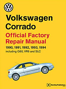 ZVC94VW Portada manual Volkswagen Corrado (A2) - including G60, VR6 and SLC (1990-1994) (USA) - Official Factory Repair Manual