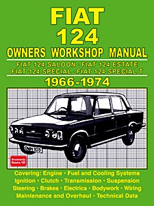 Fiat 124 Saloon, Estate, Special, Special T (1966-1974) | Autobooks Owners Workshop Manual (OWM 051)