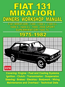 Umschlag Reparaturhandbuch Fiat 131 Mirafiori (1975-1982)