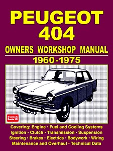 Peugeot 404 - Petrol 1.7 L (1960-1975) | Autobooks Owners Workshop Manual (OWM 995) | Brooklands