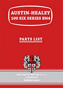 Livre: [AKD1423] Austin-Healey 100 Six (BN4) - Parts List