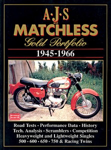 Buch: AJS & Matchless Gold Portfolio 1945-1966 - Brooklands Gold Portfolio