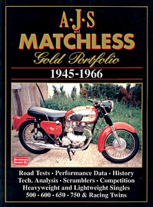 Book: AJS & Matchless 1945-1966 - Brooklands Gold Portfolio