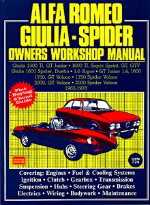 Buch: Alfa Romeo Giulia - Spider (1962-1978) - Owners Workshop Manual