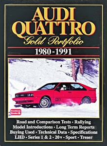 Książka: Audi Quattro (1980-1991) - Brooklands Gold Portfolio