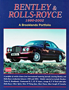 Książka: Rolls-Royce & Bentley (1990-2002) (Soft Cover) - Brooklands Portfolio