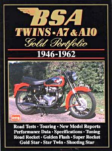 Livre: BSA Twins A7 & A10 (1946-1962) - Brooklands Gold Portfolio