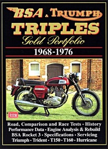 Książka: BSA & Triumph Triples Gold Portfolio 1968-1976