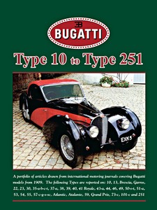 Book: Bugatti Type 10 to Type 251 - Brooklands Portfolio