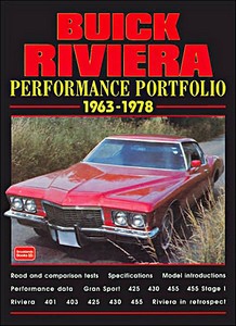 Livre: Buick Riviera (1963-1978) - Brooklands Performance Portfolio