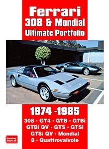 Livre: Ferrari 308 & Mondial (1974-1985) - Brooklands Ultimate Portfolio