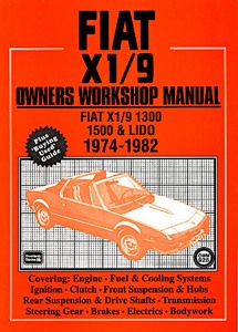 Book: [AB928] Fiat X1/9 (1974-1982)