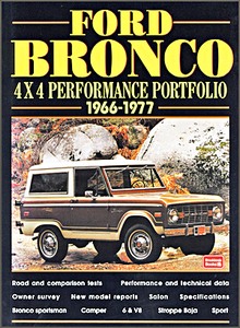 Książka: Ford Bronco 4x4 1966-1977 - Brooklands Performance Portfolio