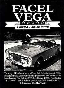 Książka: Facel Vega (1954-1964) - Brooklands Portfolio