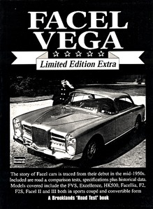 Book: Facel Vega (1954-1964) - Brooklands Portfolio