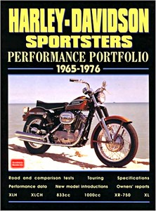 Book: Harley-Davidson Sportster 1965-1976 - Brooklands Performance Portfolio