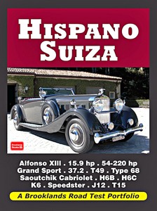 Buch: Hispano-Suiza - A Brooklands Road Test Portfolio