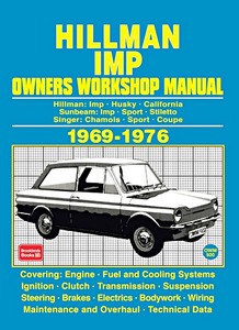 Book: Hillman Imp / Sunbeam Imp / Singer Chamois (1969-1976) - Owners Workshop Manual