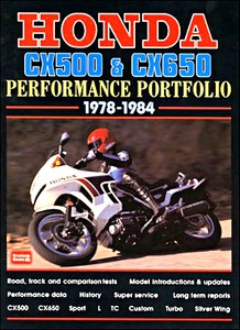 Książka: Honda CX 500 & CX 650 (1978-1984) - Brooklands Performance Portfolio