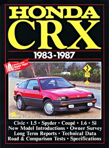 Boek: Honda CRX (1983-1987) - Brooklands Portfolio