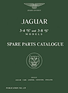 Livre: [J35] Jaguar S Type (3.4 & 3.8) - Parts Catalogue